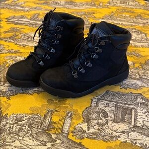 Timberland Black Lace-Up Boots